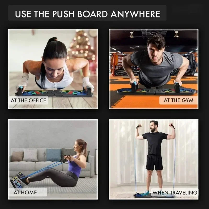 Portable Multifunctional Push-up Board Set